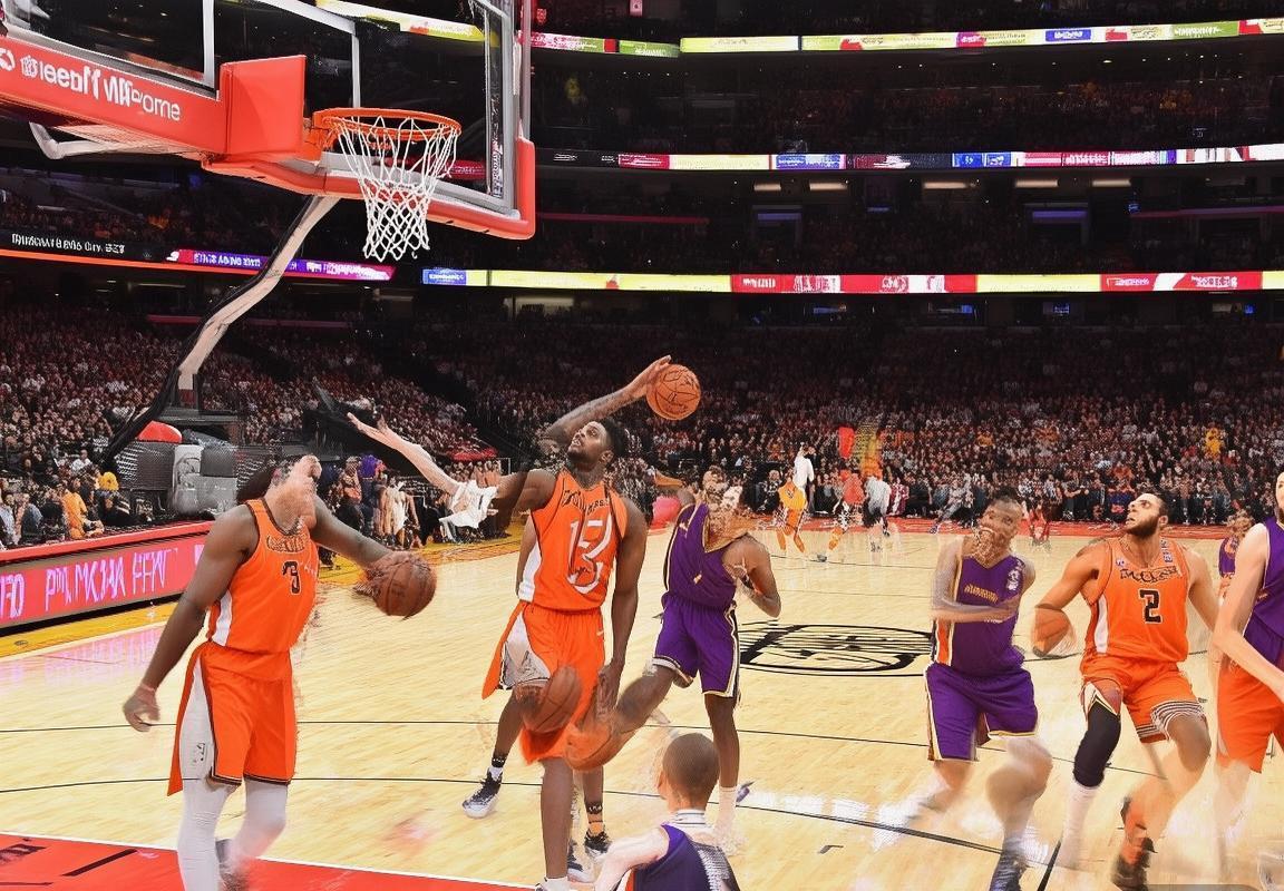 2017-2018 NBA：火箭VS湖人巅峰对决 哈登三分定江山